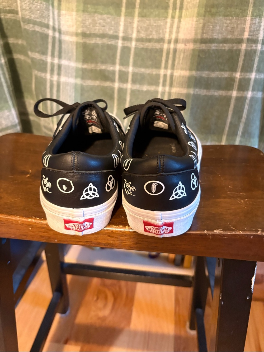 Vans Era x Led Zeppelin 50th anniversary leather low tops M 9.5 W 11 - Picture 3 of 8